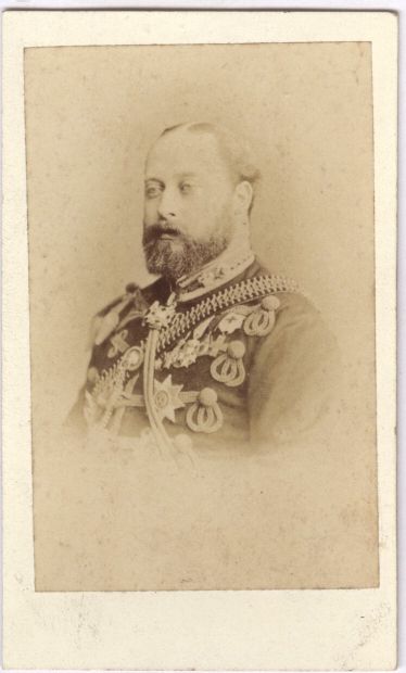 [EDWARD VII — Unsigned carte-de visite photo | Sophie Dupré Autographs