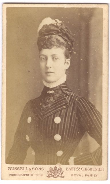 [ALEXANDRA — Unsigned carte de visite by Russell and Sons, | Sophie Dupré Autographs