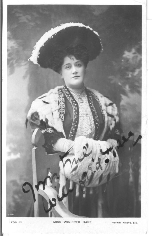 HARE — Postcard Photo by Rotary signed and inscribed | Sophie Dupré Autographs
