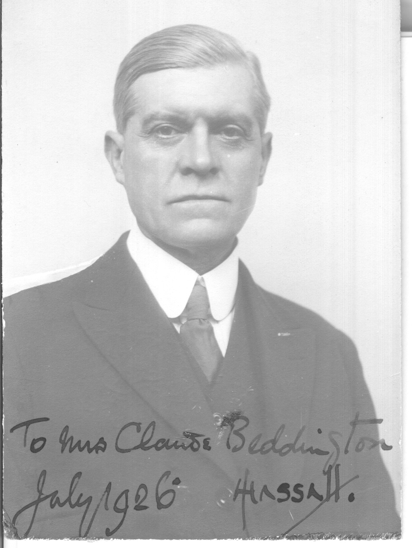 HASSALL — Fine portrait photo signed and inscribed | Sophie Dupré Autographs