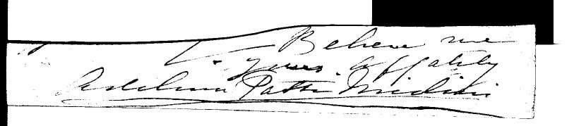 PATTI — Signature ('Adelina Patti Nicolini') from the end of an Autograph Letter Signed | Sophie Dupré Autographs