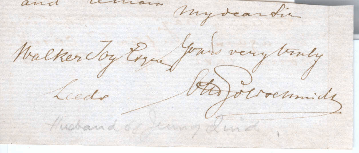 GOLDSCHMIDT — Signature from the end of an Autograph Letter signed | Sophie Dupré Autographs