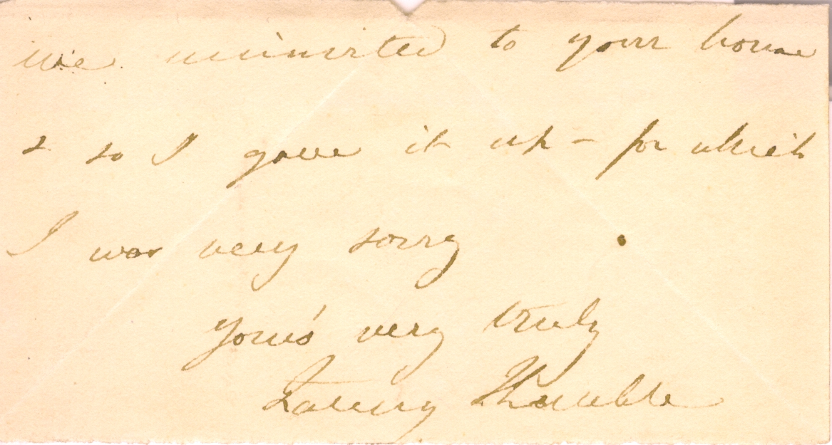 KEMBLE — Signature taken from an Autograph Letter Signed | Sophie Dupré Autographs