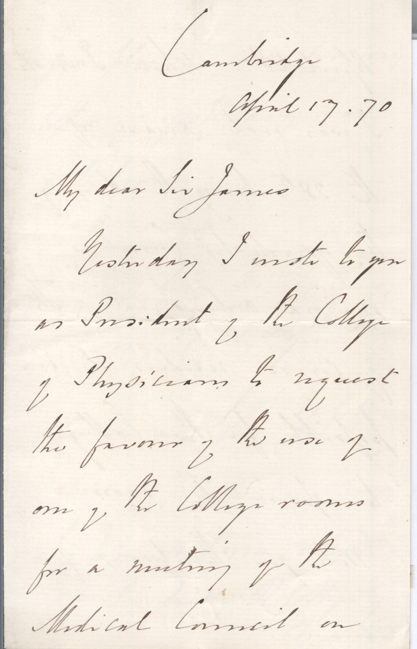 PAGET — Autograph Letter Signed to Dear Sir James ALDERTON | Sophie Dupré Autographs