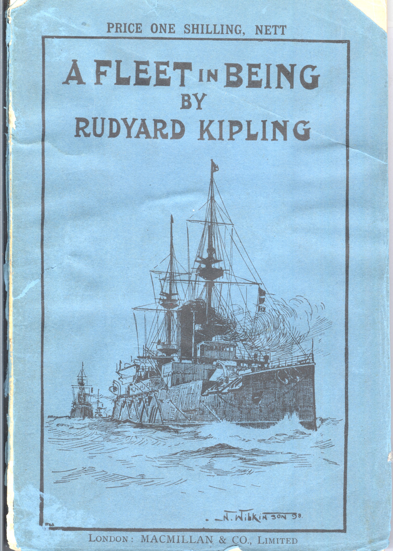 KIPLING — A Fleet in Being, Notes of Two Trips with the Channel Squadron, | Sophie Dupré Autographs