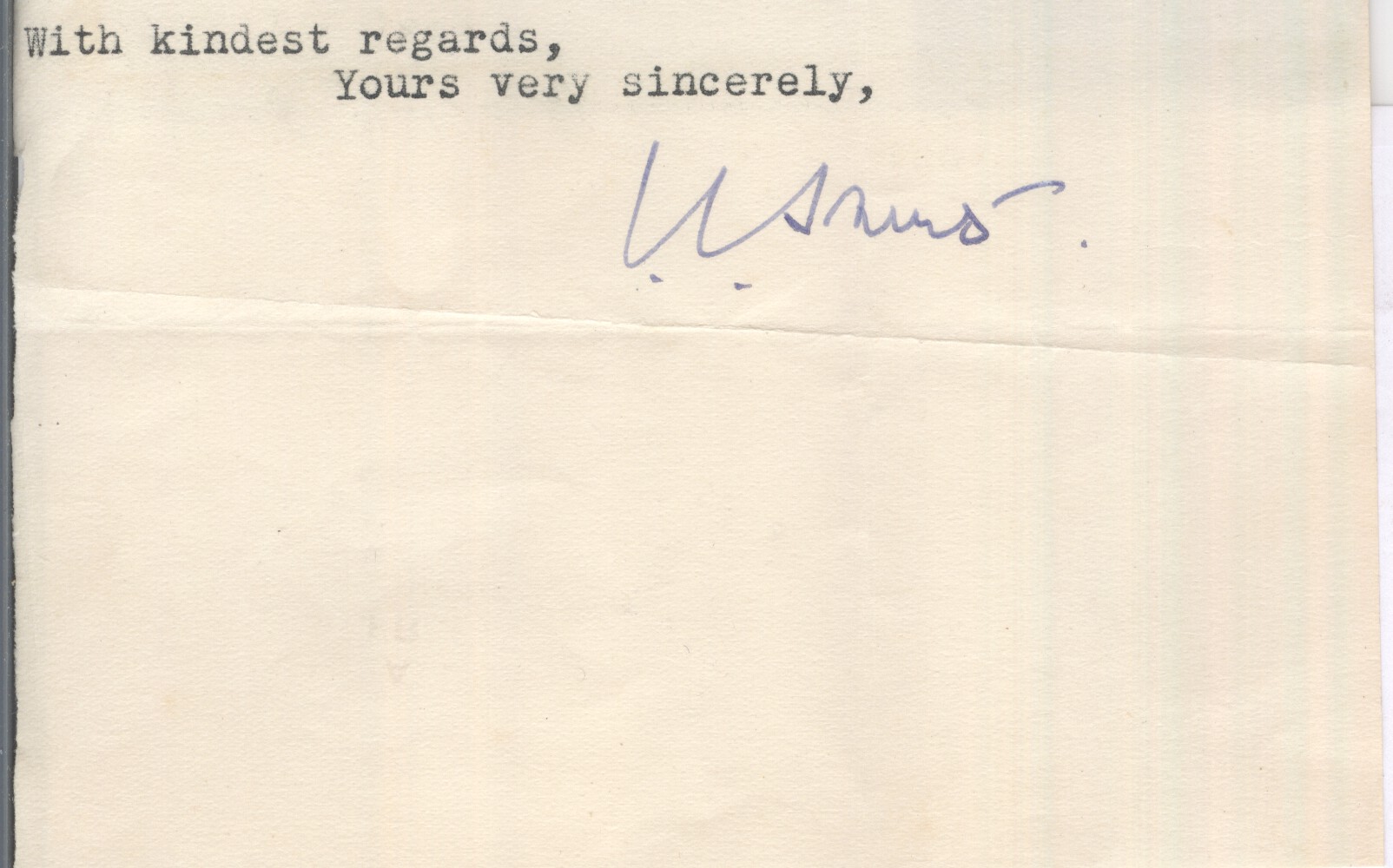 SMUTS — Fine signature from the end of a Typed Letter signed | Sophie Dupré Autographs
