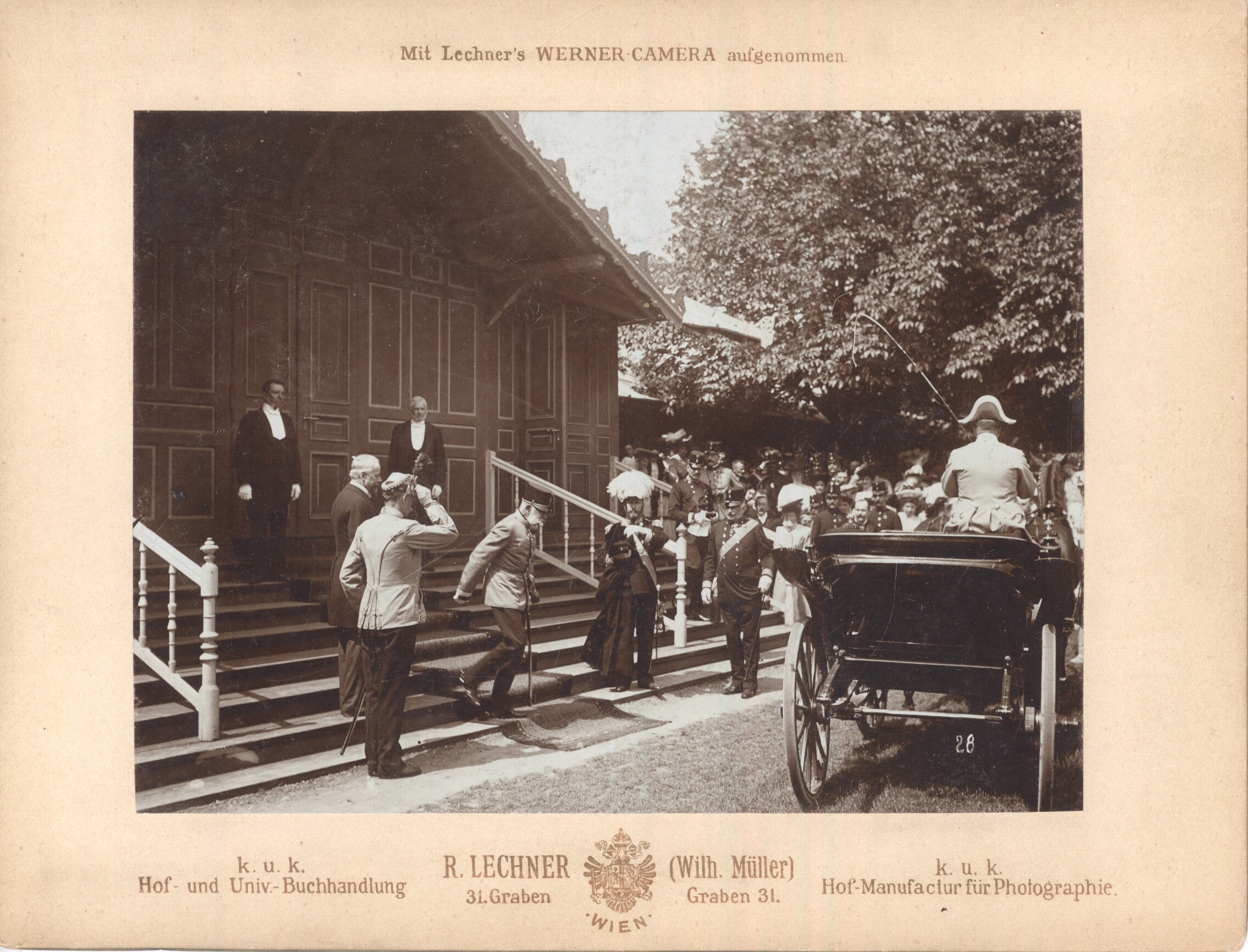 [FRANZ JOSEPH I — Unsigned photograph by R. Lechner | Sophie Dupré Autographs