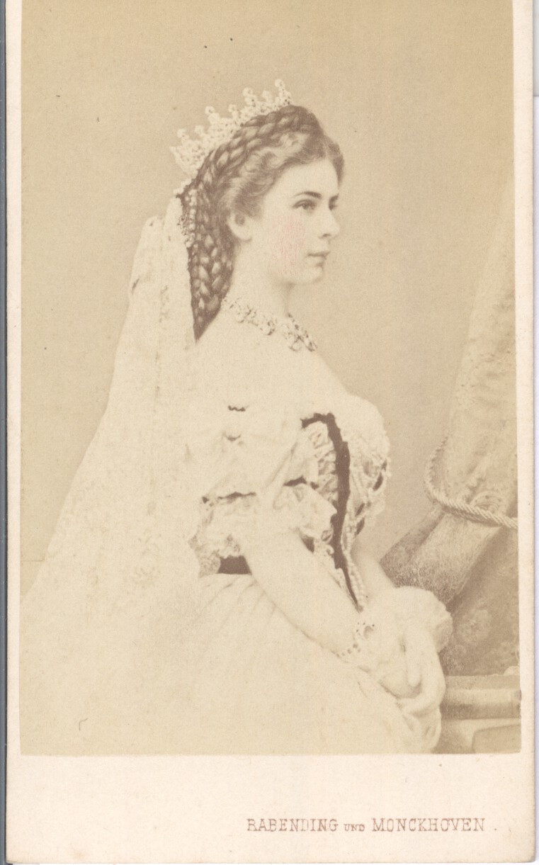 [ELISABETH — Fine Unsigned carte de visite photo by Rabending | Sophie Dupré Autographs