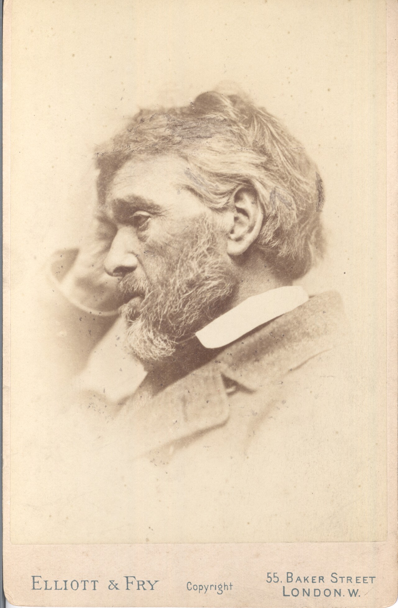 [CARLYLE — Fine unsigned Cabinet Photo by Elliott and Fry | Sophie Dupré Autographs