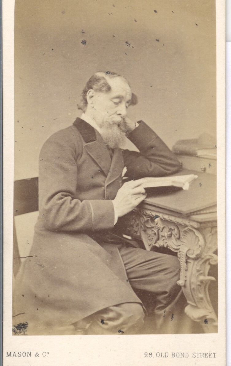 [DICKENS — Fine unsigned carte de visite photo by Mason & Co | Sophie Dupré Autographs