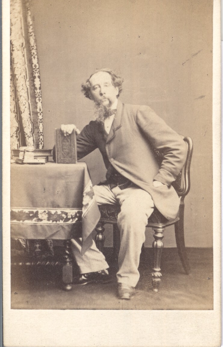 [DICKENS — Fine unsigned carte de visite photo by John and Charles Watkins | Sophie Dupré Autographs
