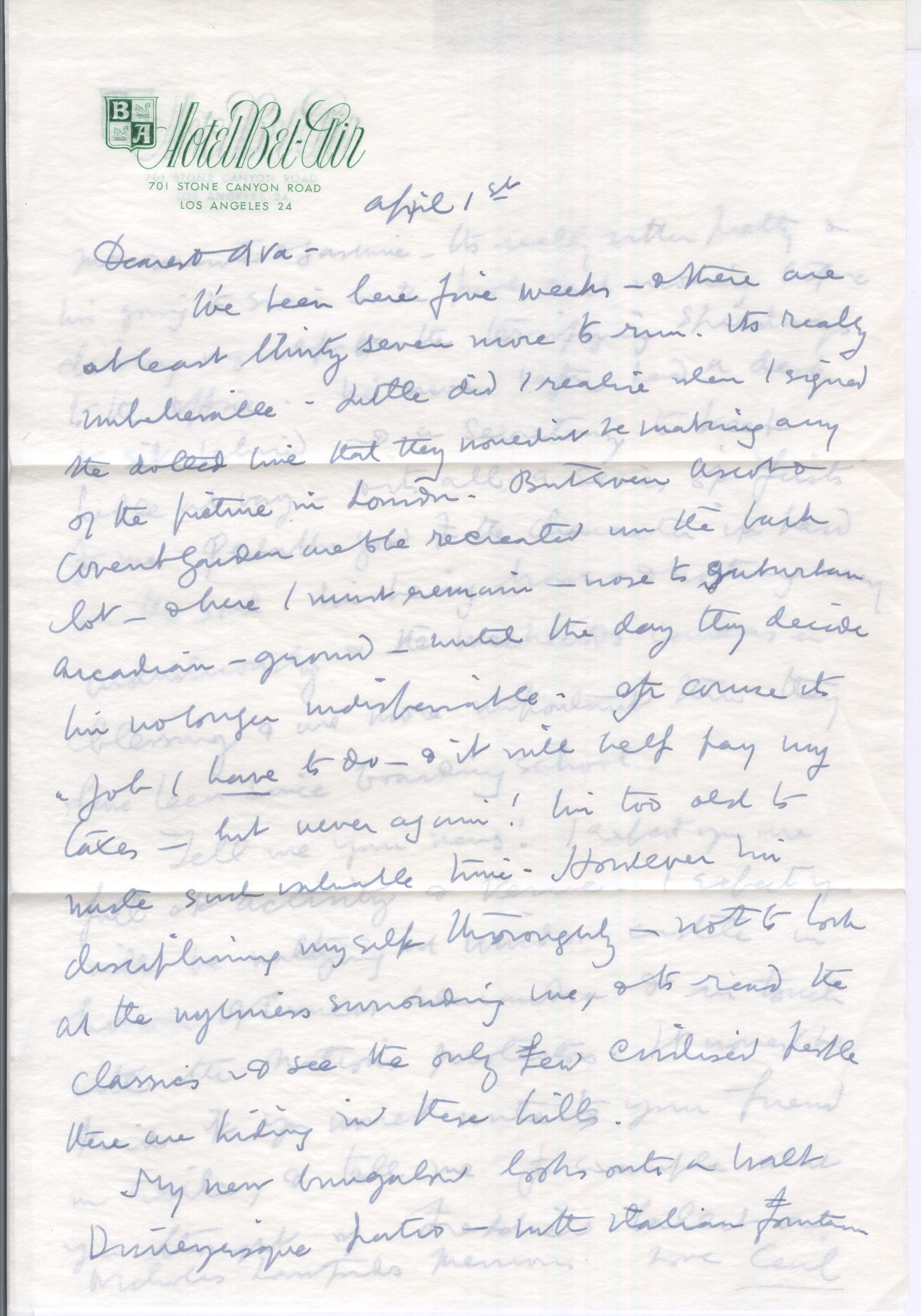 BEATON — Fine Autograph Letter Signed to Dearest Ava, Lady Waverley, signed Cecil | Sophie Dupré Autographs