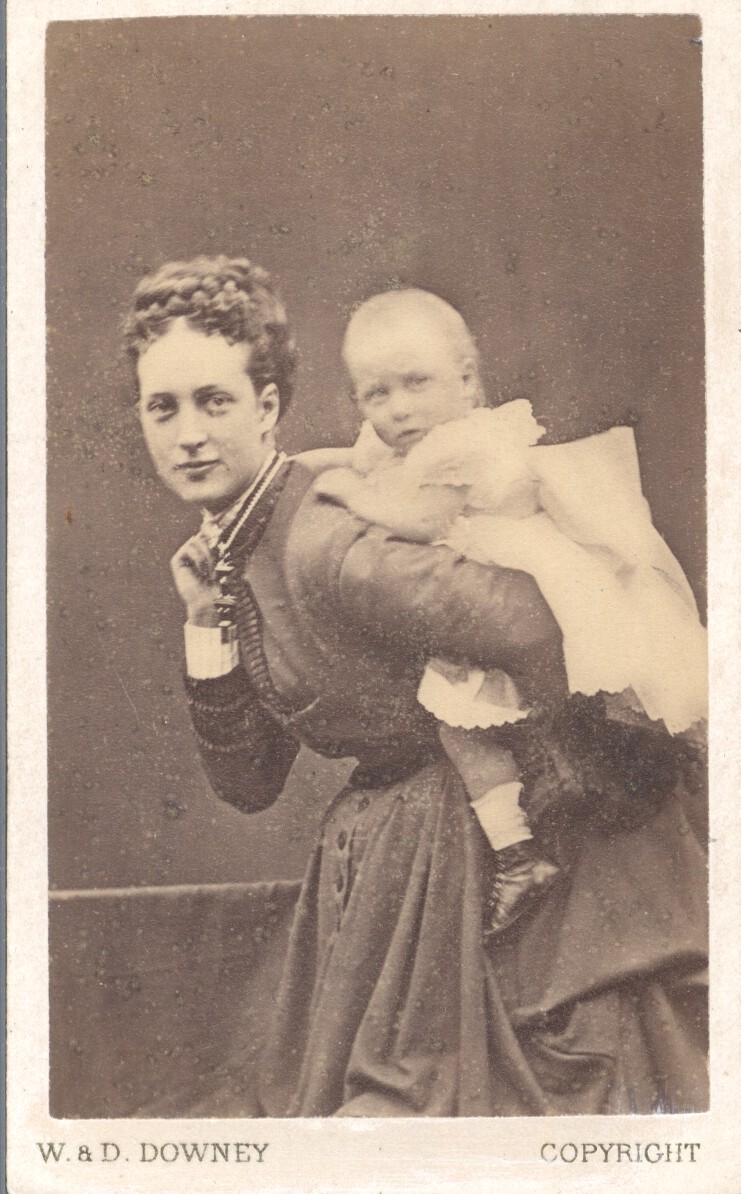 [ALEXANDRA — Delightful unsigned carte de visite photo by Downey | Sophie Dupré Autographs