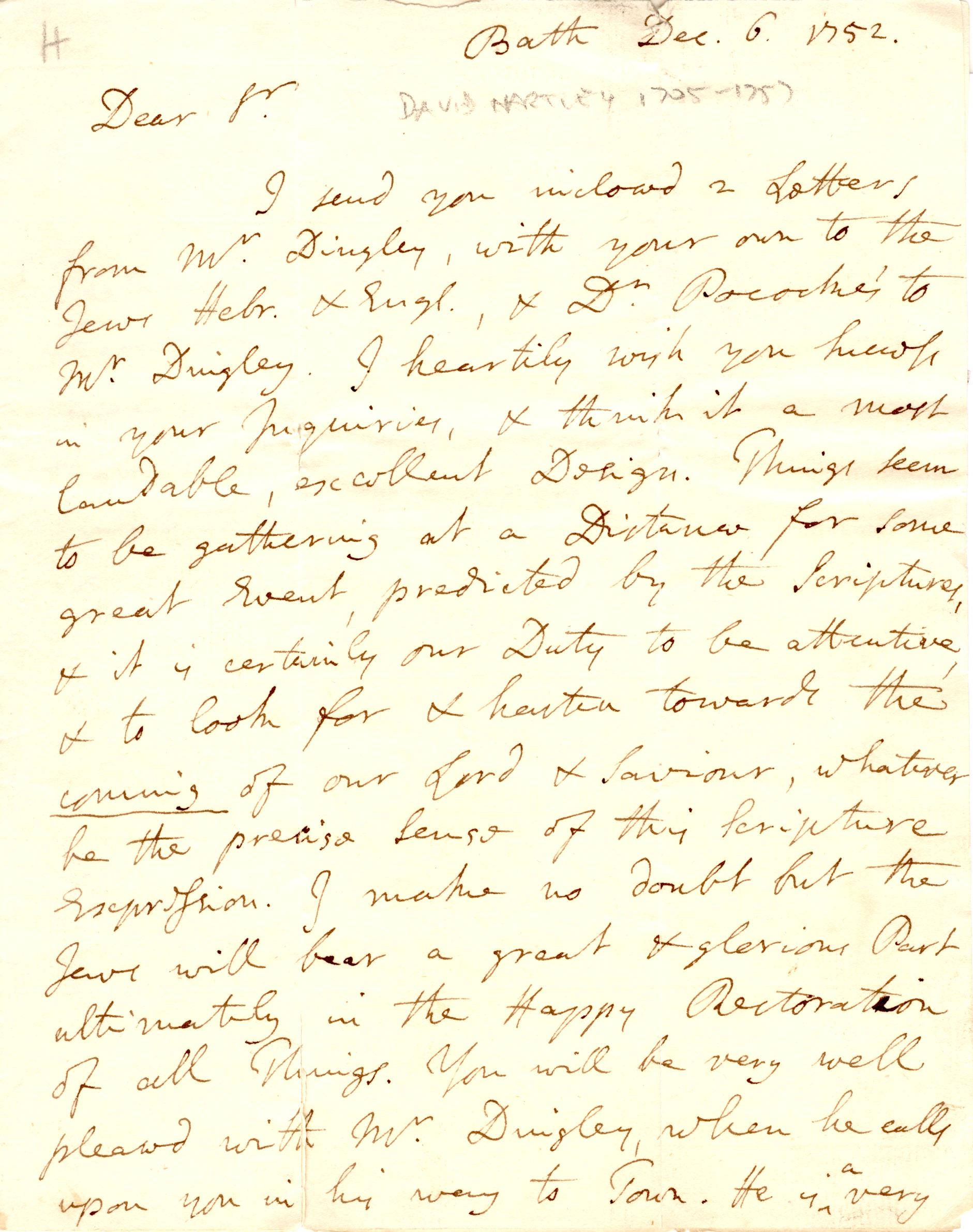 HARTLEY — Fine Autograph Letter Signed to an unnamed correspondent | Sophie Dupré Autographs