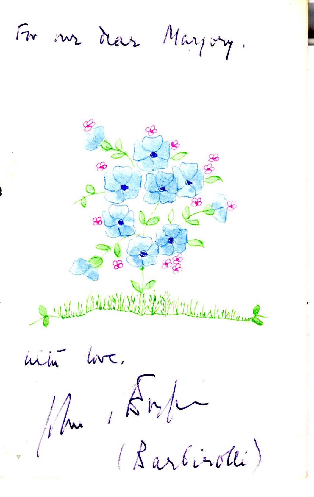 BARBIROLLI — Small collection of letters and cards to Miss Marjorie Kitchin | Sophie Dupré Autographs
