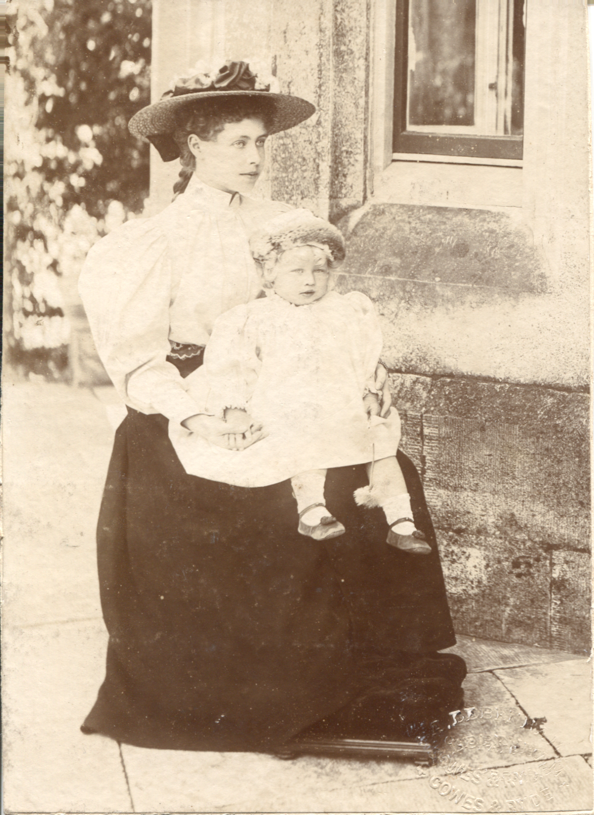 [MARIE — Charming unsigned original albumen print photo by A. Debenham of Cowes and Ryde, with their stamp, | Sophie Dupré Autographs