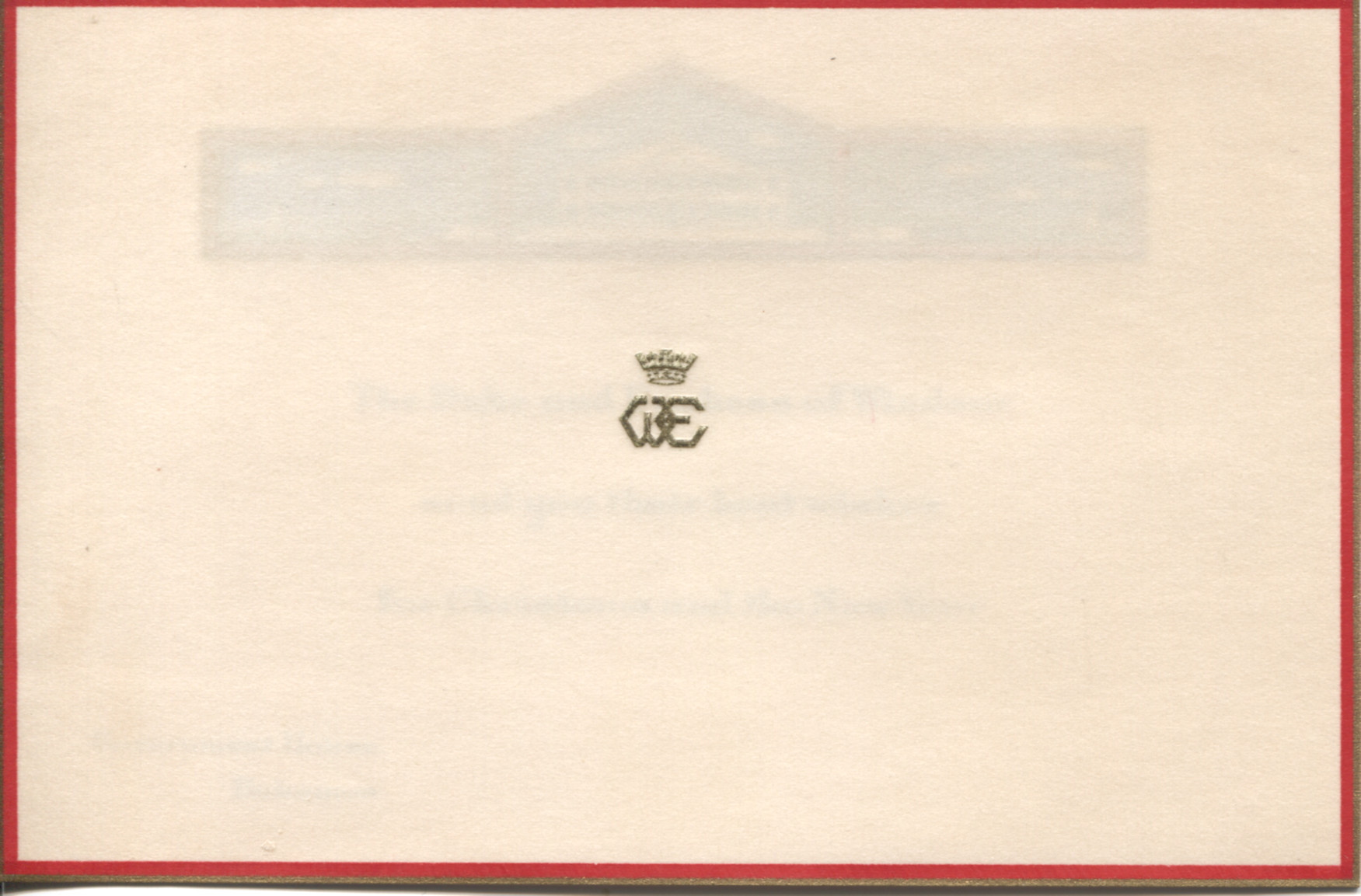 [EDWARD VIII — Unsigned printed Christmas card | Sophie Dupré Autographs
