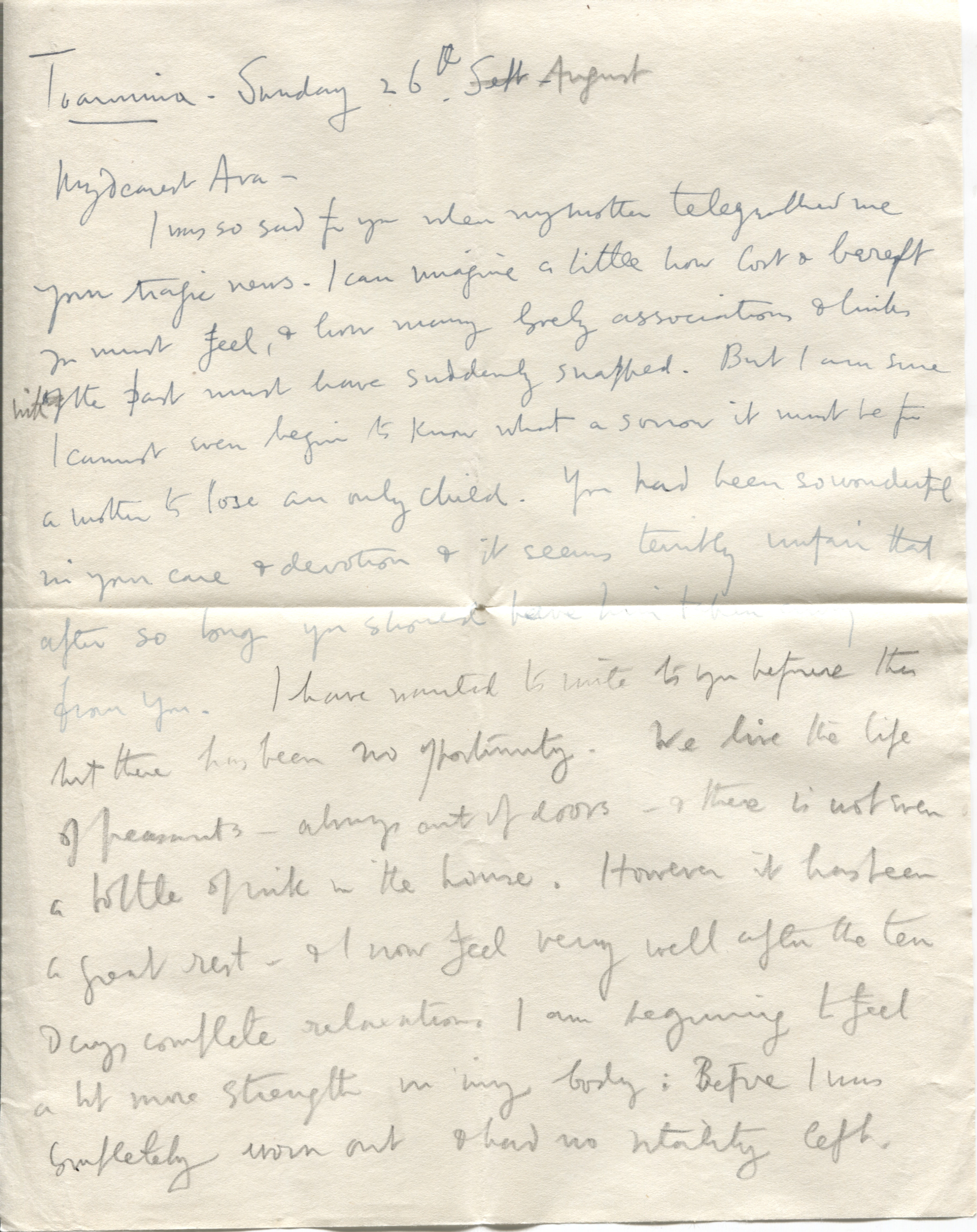 BEATON — Long Autograph Letter iSigned to My Dearest Ava, Lady Waverley, signed Cecil | Sophie Dupré Autographs