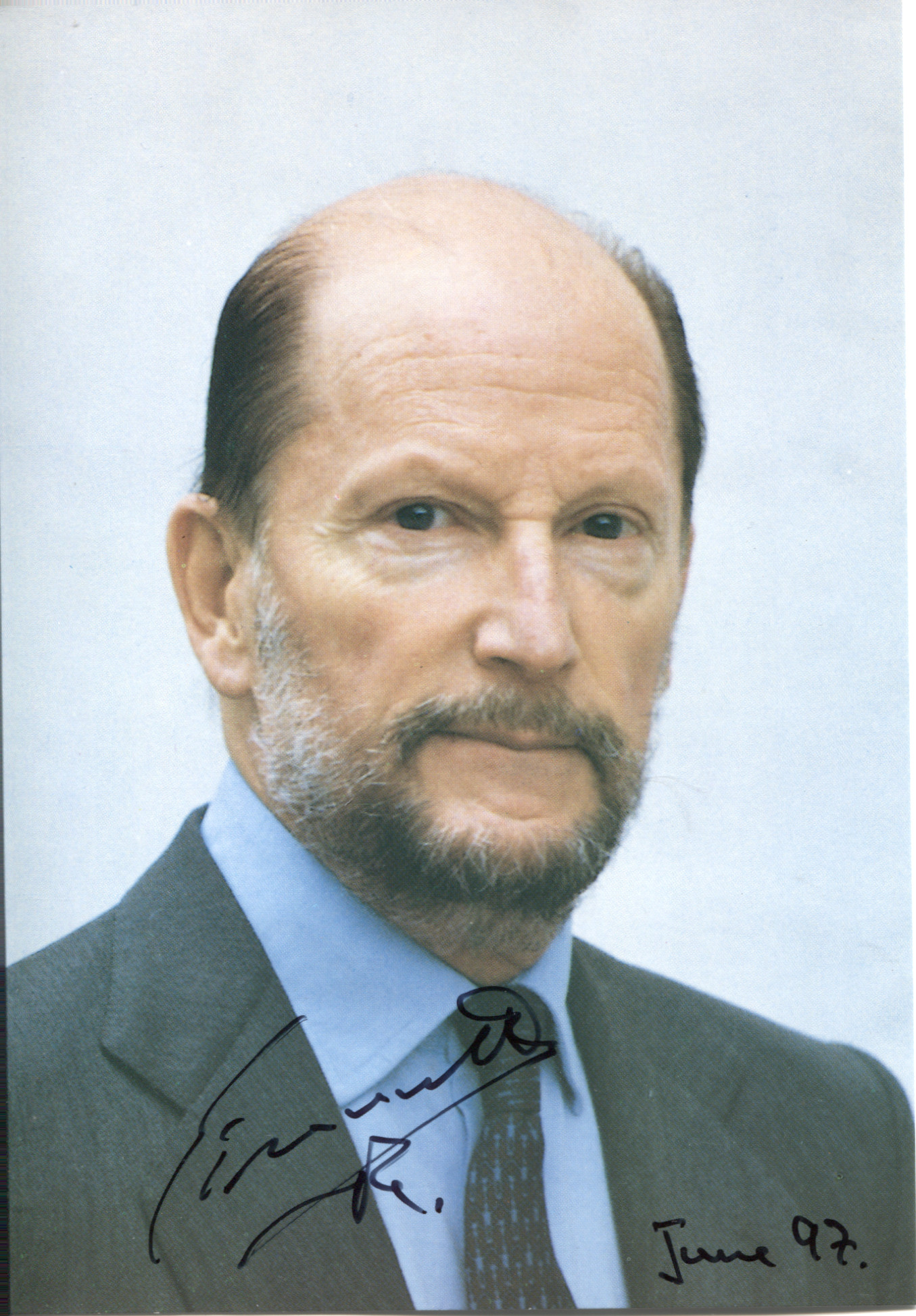 SIMEON II — Fine Coloured Photo signed and dated | Sophie Dupré Autographs
