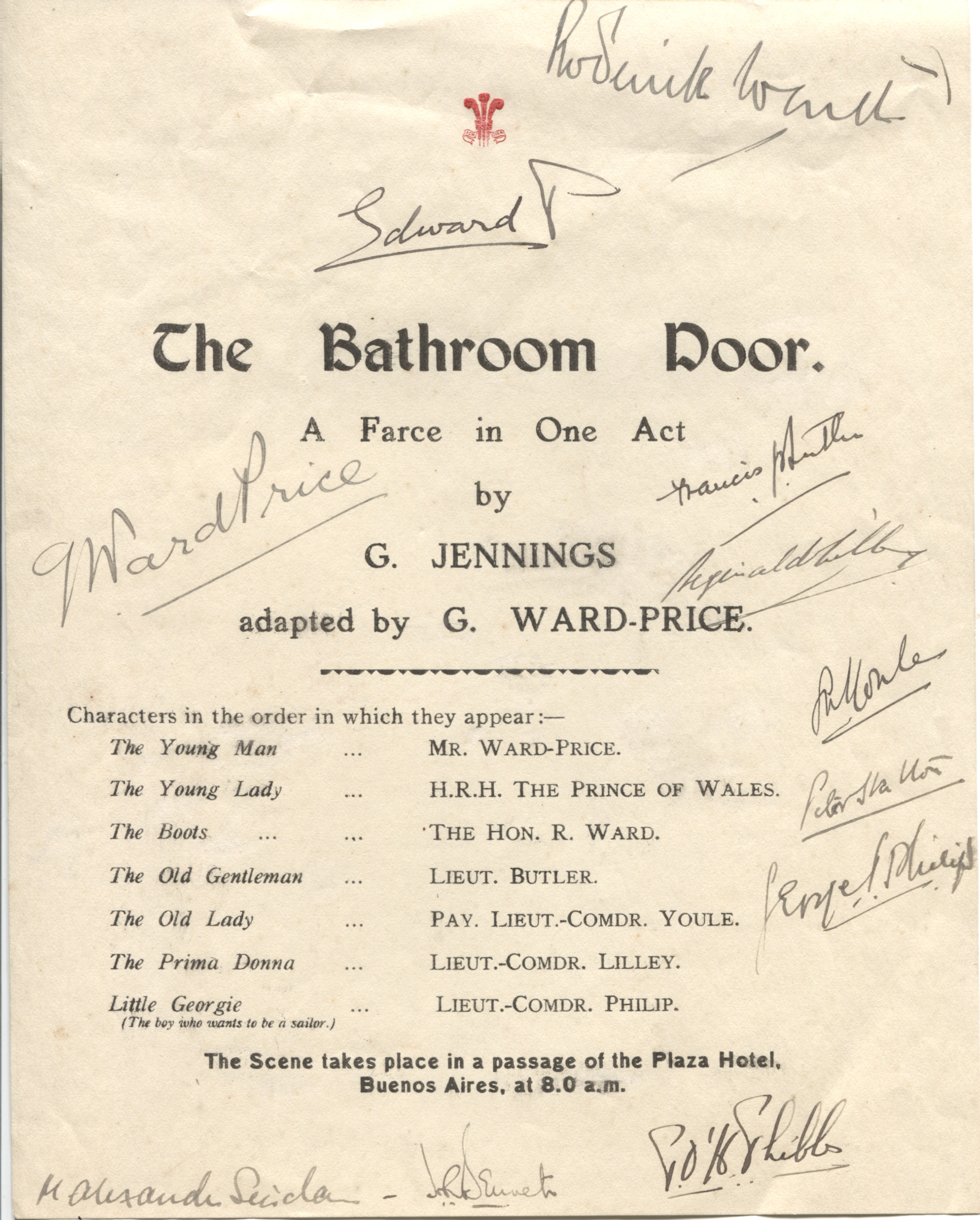 EDWARD VIII — Collection of material relating to the Prince's tour on HMS Repulse | Sophie Dupré Autographs
