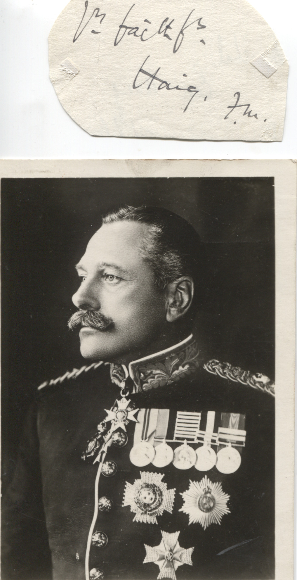 HAIG — Signature Haig F.M. from an Autograph Letter Signed | Sophie Dupré Autographs