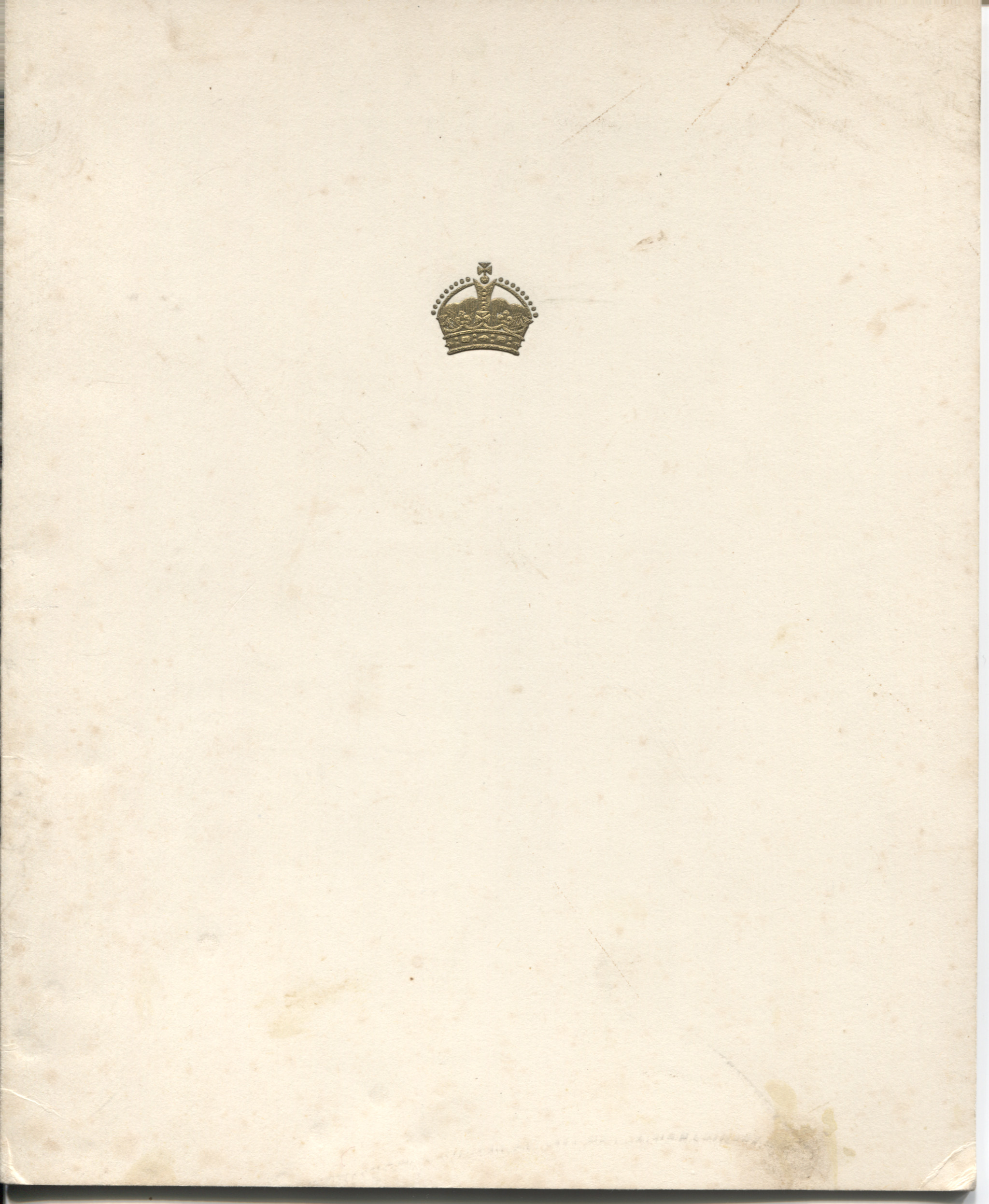 ELIZABETH — Fine Christmas card signed | Sophie Dupré Autographs