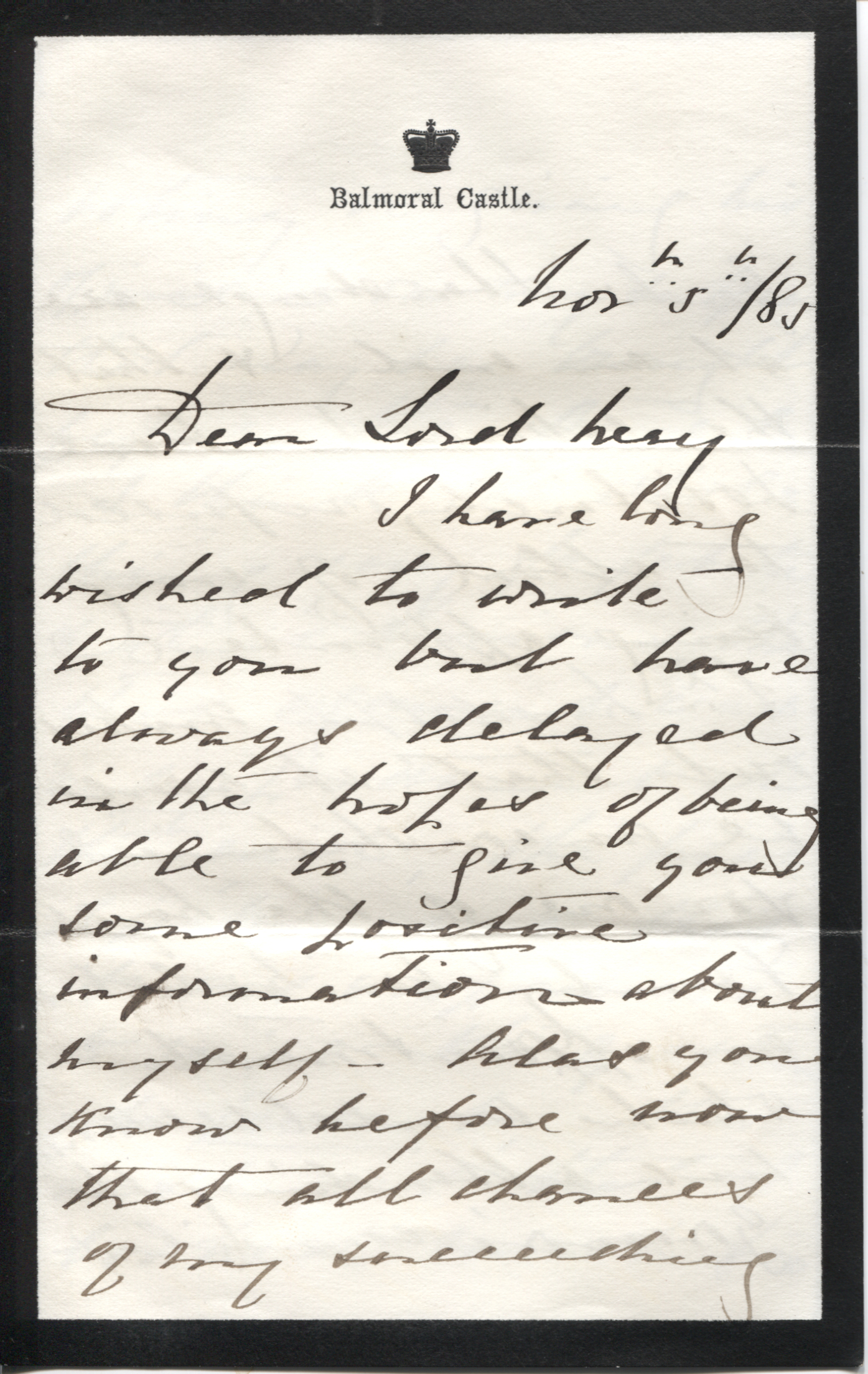 ARTHUR — Very Long Autograph Letter Signed to Lord Levy | Sophie Dupré Autographs