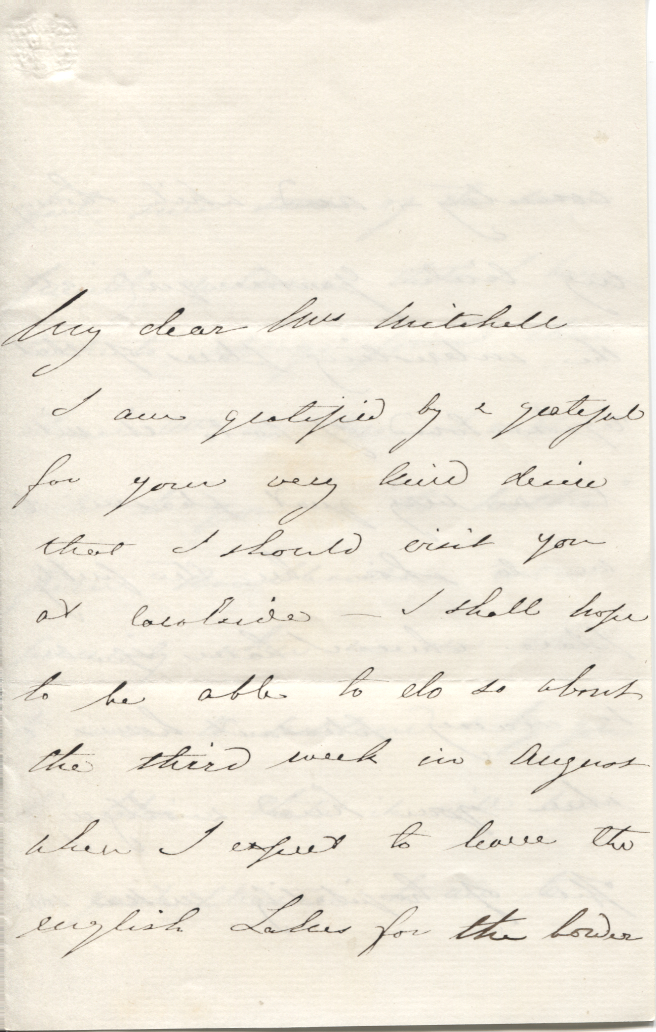 KEMBLE — Fine Autograph Letter Signed to Mrs Mitchell | Sophie Dupré Autographs