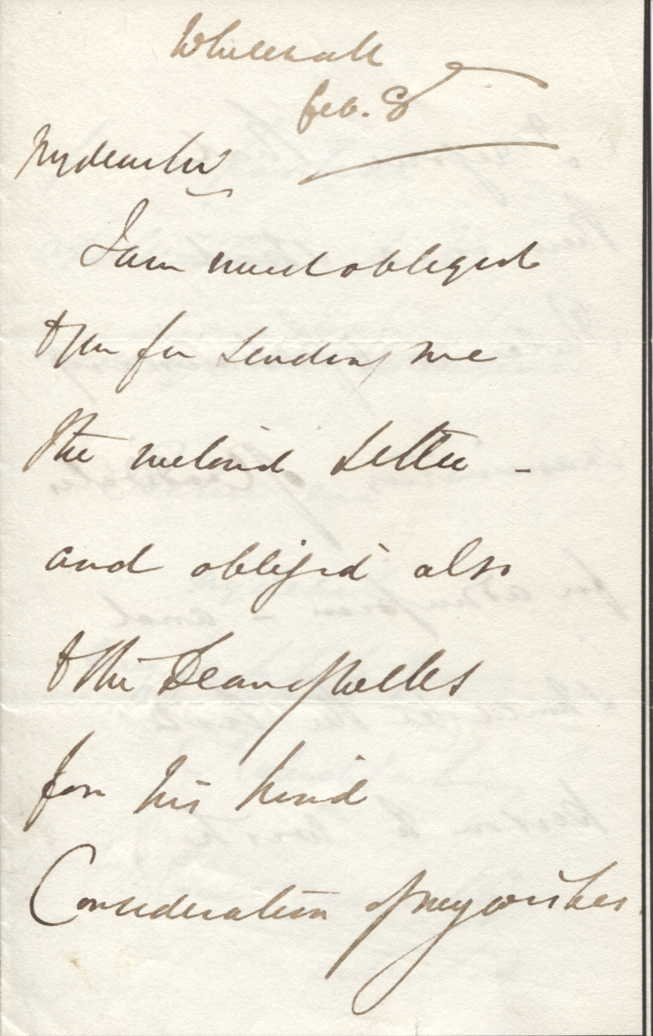 PEEL — Autograph Letter Signed to an unnamed correspondent, | Sophie Dupré Autographs