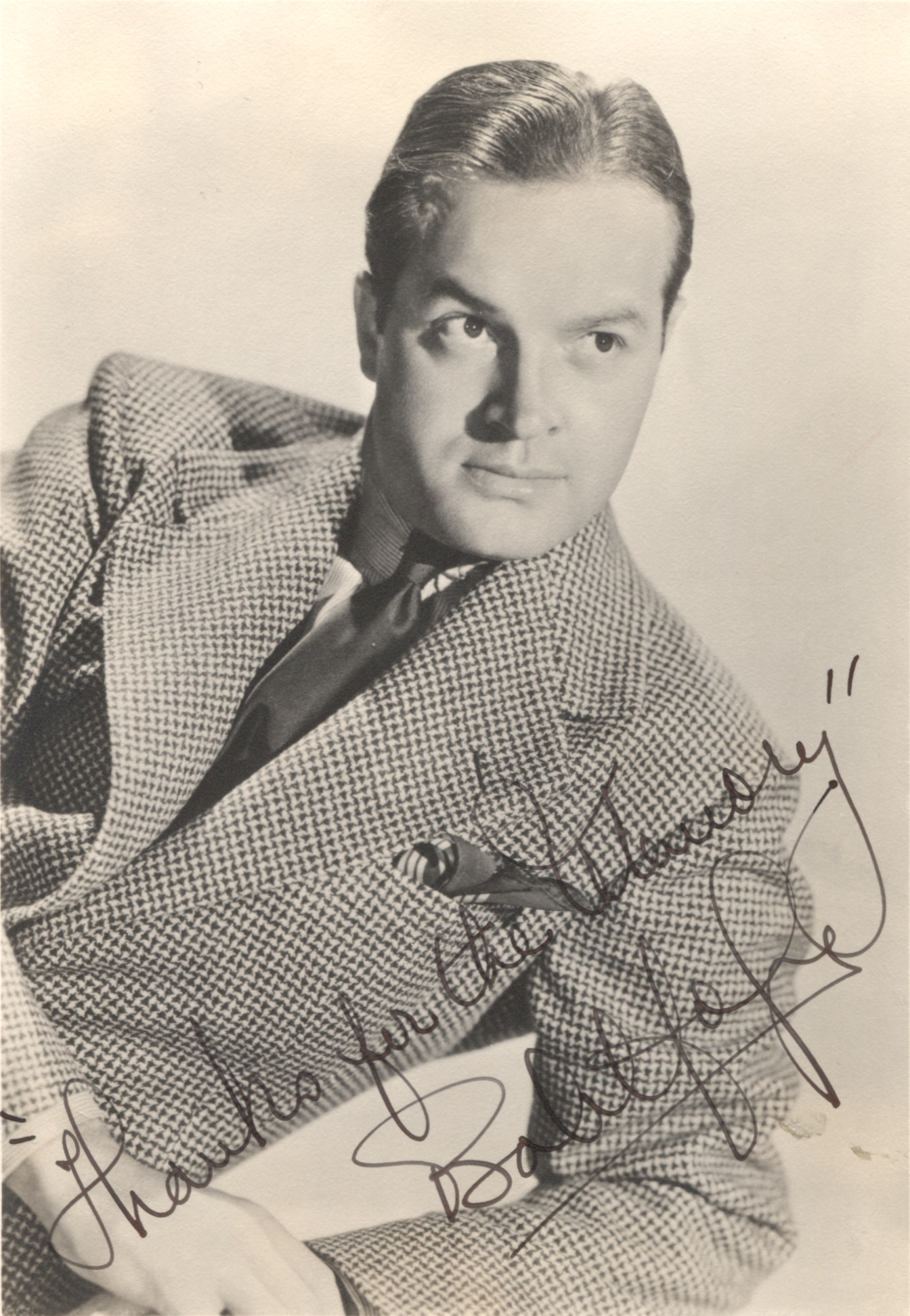 HOPE — Fine vintage photo signed and inscribed | Sophie Dupré Autographs