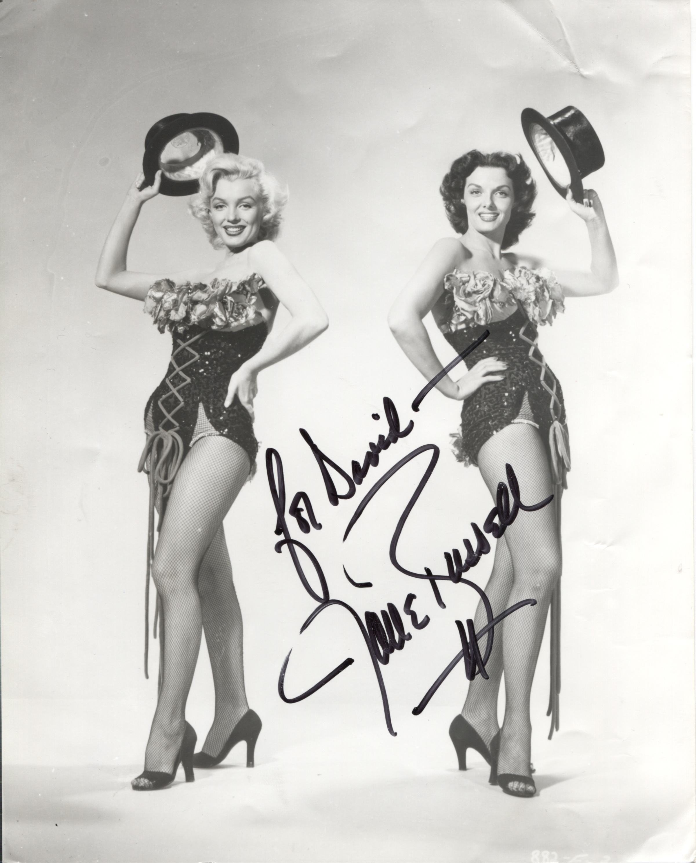 RUSSELL — Fine Large Photo signed and inscribed by Russell | Sophie Dupré Autographs