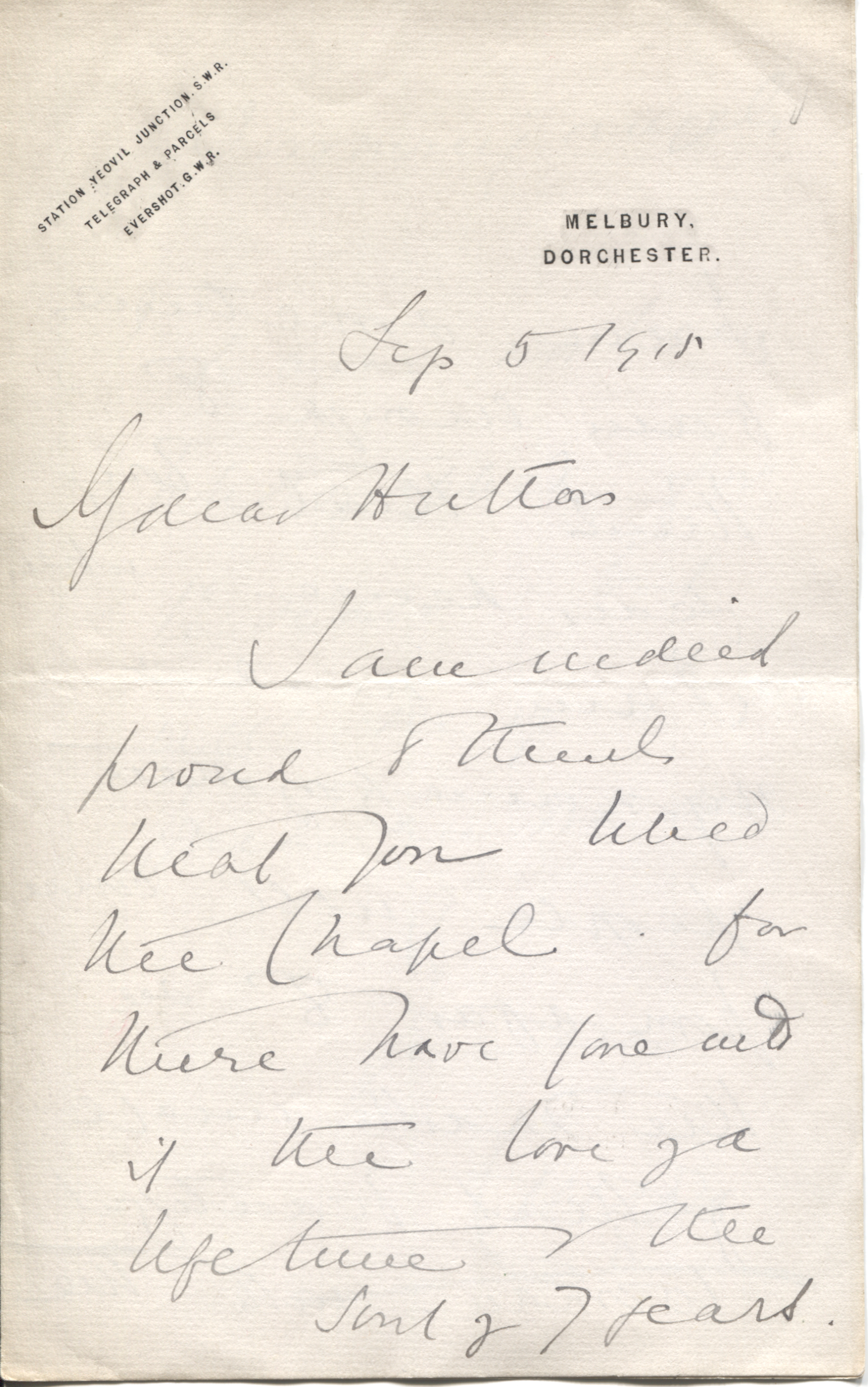 CURZON — Fine Autograph Letter signed to &ldquo;My dear <strong>HUTTON</strong>&rdquo; | Sophie Dupré Autographs