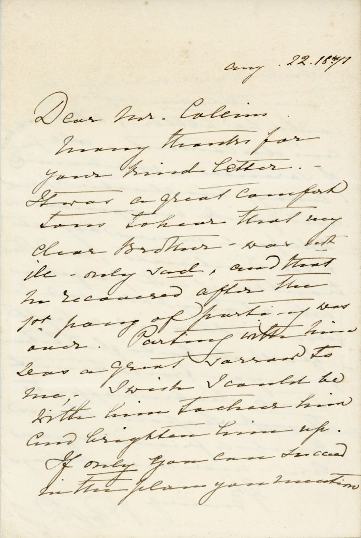 VICTORIA — Autograph Letter signed 'V. C[rown] P[rince]ss of P[russia]' | Sophie Dupré Autographs