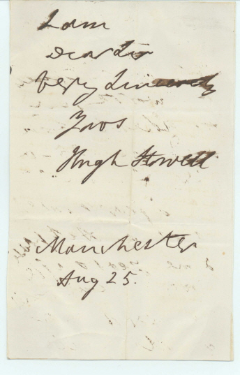STOWELL — Subscription and signature from a letter, | Sophie Dupré Autographs