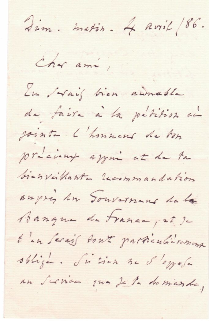 GOUNOD — Autograph Letter Signed, in French with translation, to 'Cher ami' | Sophie Dupré Autographs