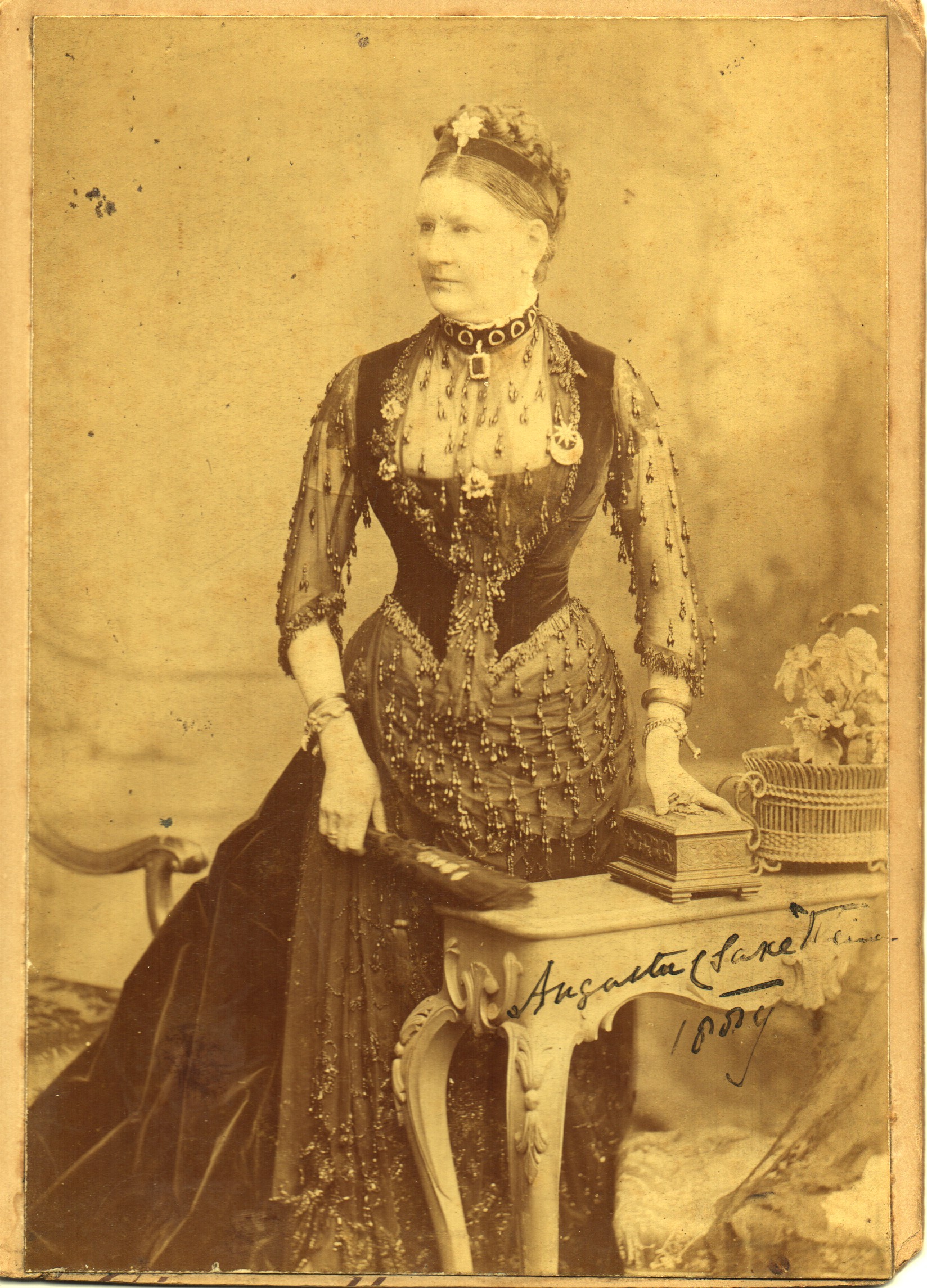AUGUSTA KATHERINE — Royal Cabinet Photograph, by Chancellor of Dublin, signed and dated | Sophie Dupré Autographs