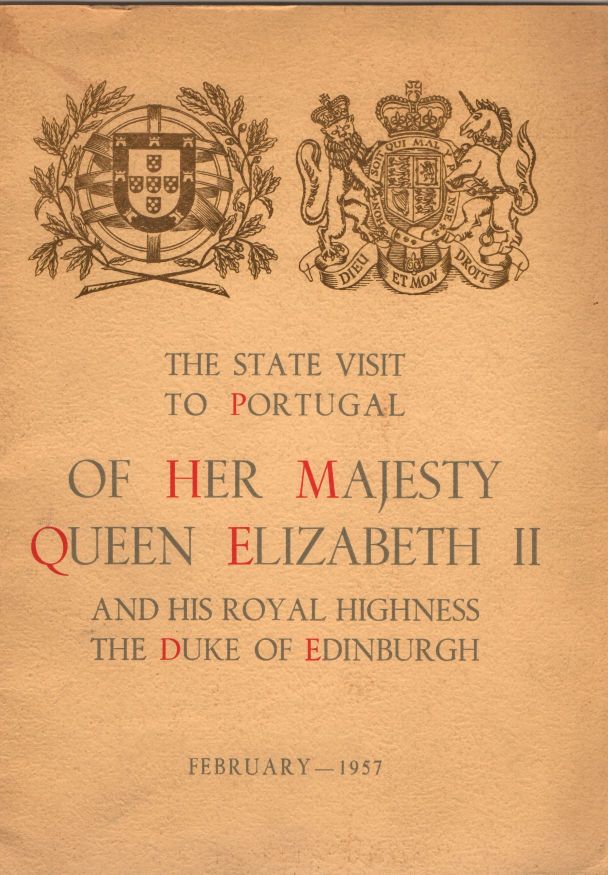 [ELIZABETH II — Finely Printed Programme of their State Visit to Portugal, in English, | Sophie Dupré Autographs