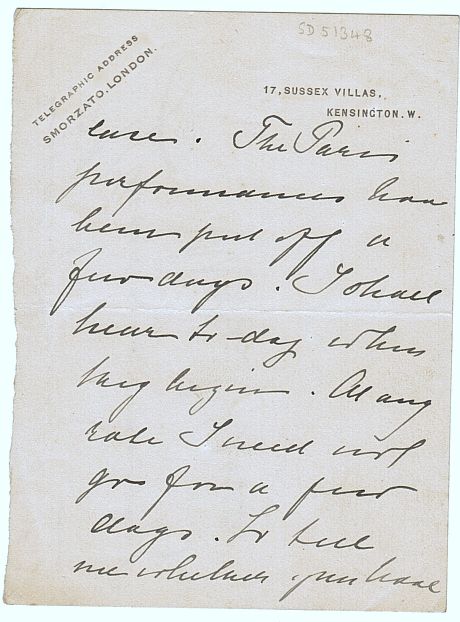 BREMA — Part Autograph Letter Signed with her large signature, | Sophie Dupré Autographs