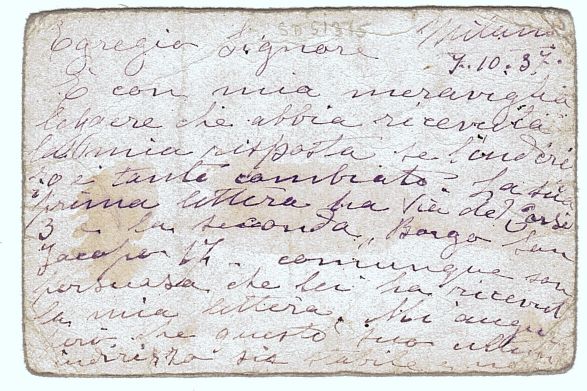 TETRAZZINI — Autograph Letter Signed to 'Dear Signore', in Italian with translation, | Sophie Dupré Autographs