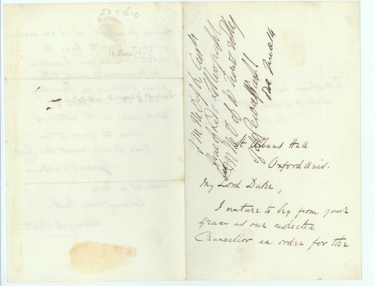 WELLINGTON — Draft Autograph Letter in the third person to Gervas Wasse, | Sophie Dupré Autographs