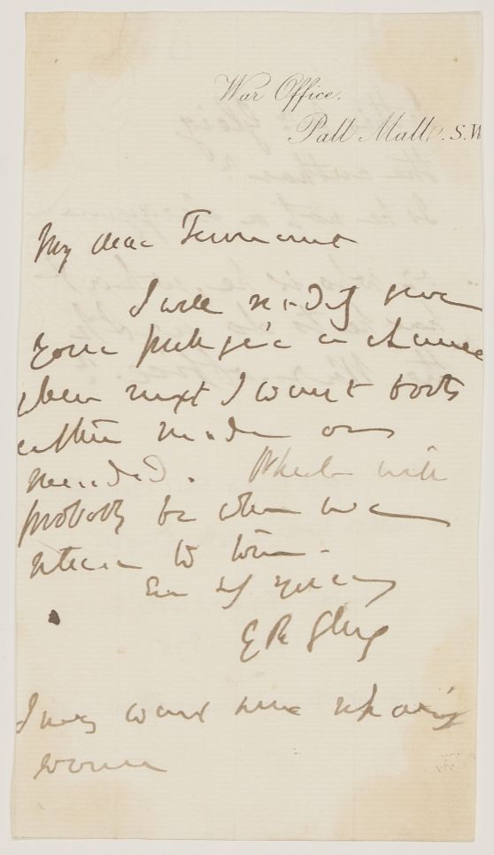 GLEIG — Autograph Letter Signed to 'My dear Tennent' | Sophie Dupré Autographs