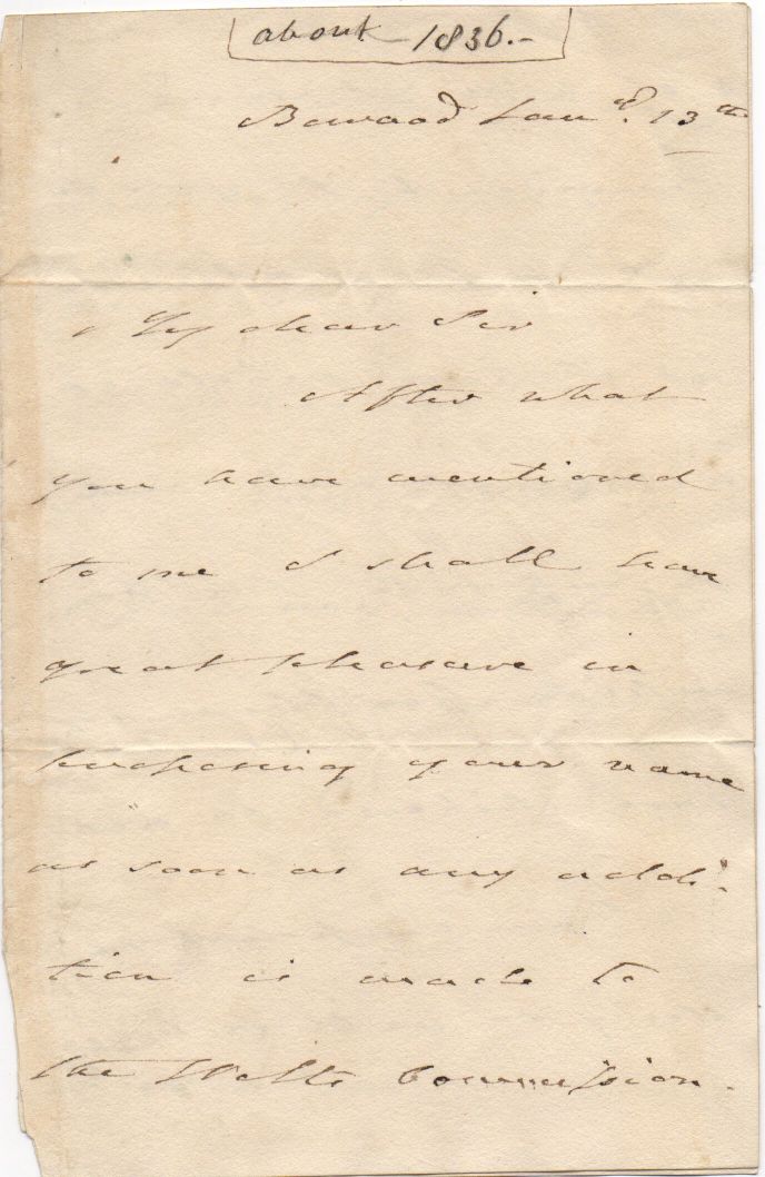 LANSDOWNE — Autograph Letter Signed to Dr Brabant, | Sophie Dupré Autographs