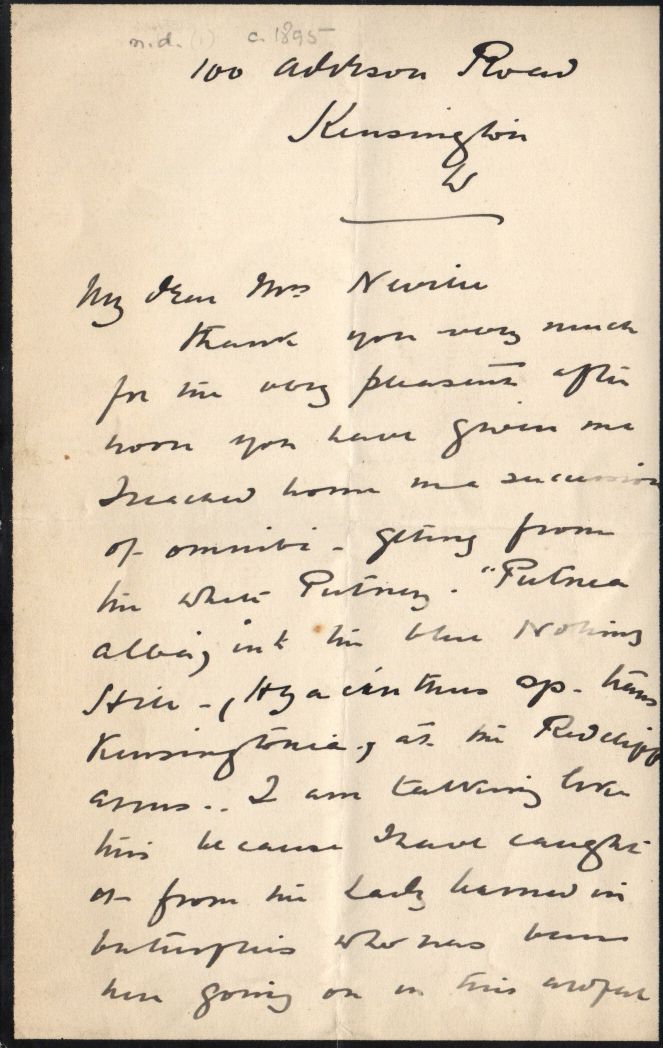 KINGSLEY — Splendid collection of 27 Autograph Letters Signed | Sophie Dupré Autographs