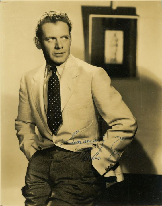 BICKFORD — Portrait photo with stamped signature, partly in a darker portion, | Sophie Dupré Autographs
