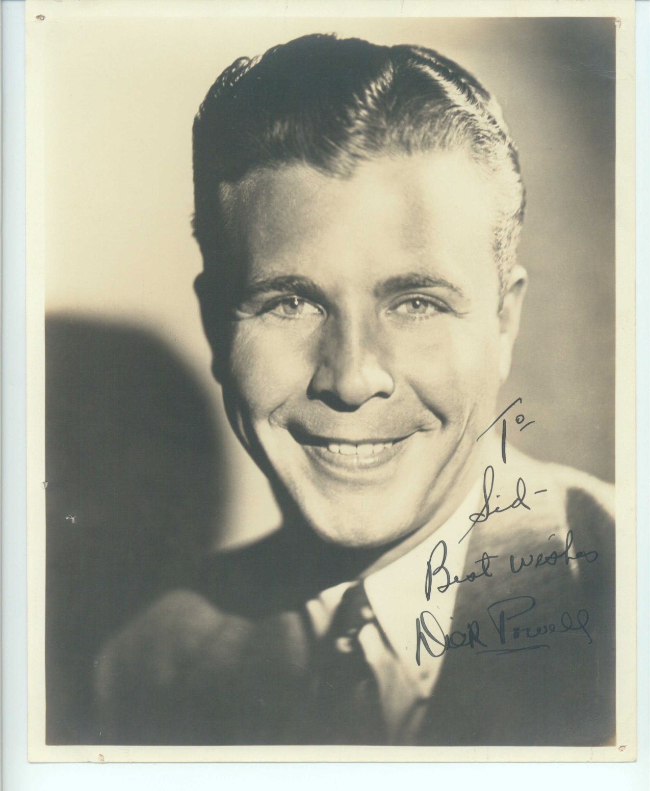 POWELL — Portrait photo, signed and inscribed, | Sophie Dupré Autographs
