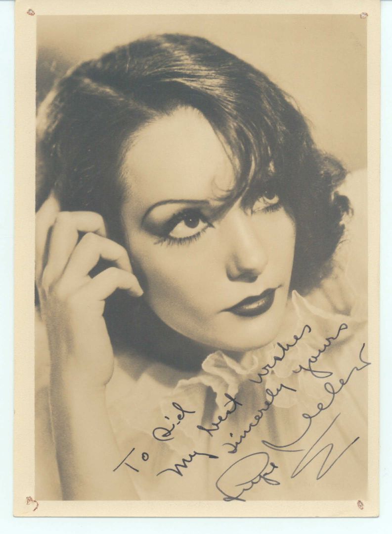 VELEZ — Striking portrait photo, signed and inscribed, | Sophie Dupré Autographs