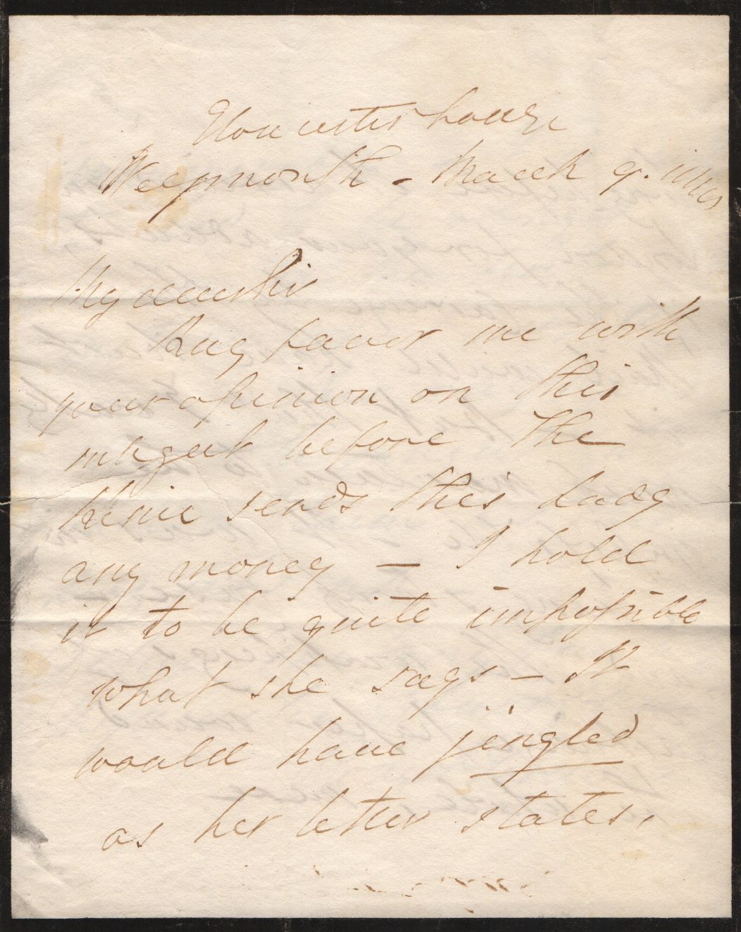 GARDINER — Autograph Letter Signed to 'My dear Sir', | Sophie Dupré Autographs