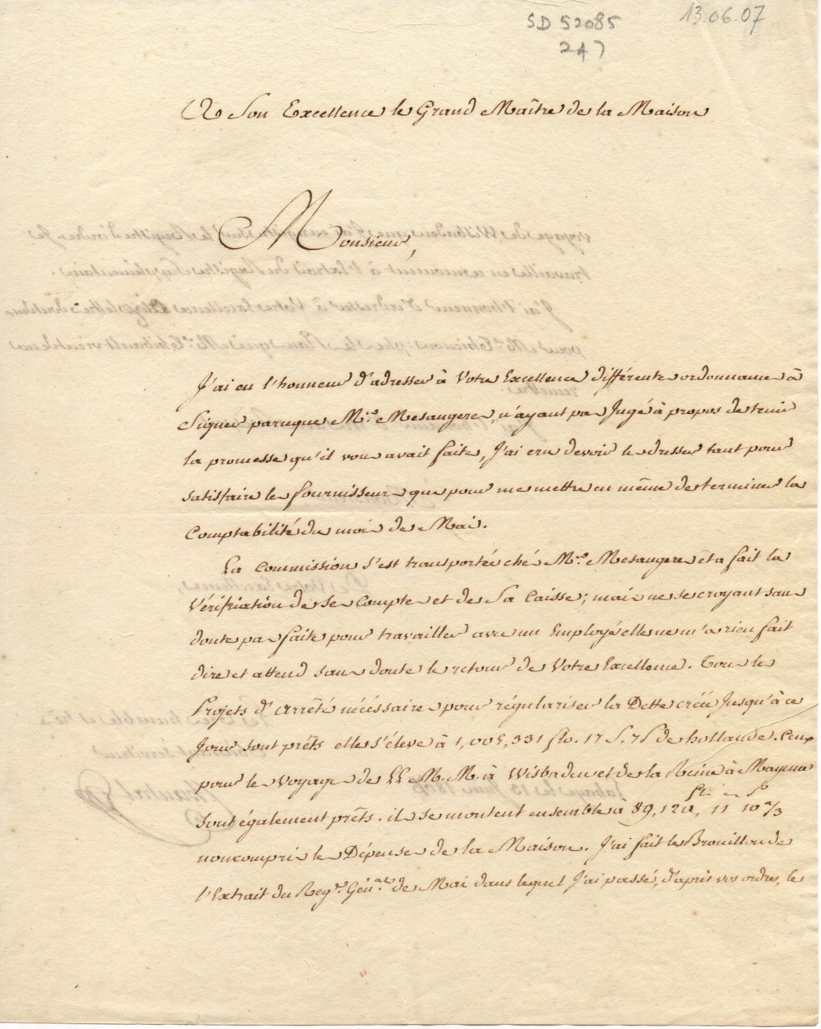 [LOUIS — Group of 7 Autograph Letter Signed or LS, 4 from M. Chantal, | Sophie Dupré Autographs