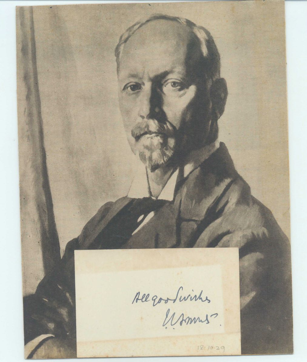 SMUTS — Photo of his fine crayon portrait, from a magazine, | Sophie Dupré Autographs