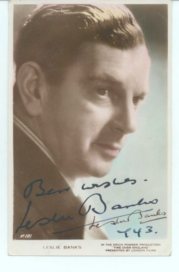 BANKS — Postcard photo in colour, signed, inscribed and dated, | Sophie Dupré Autographs